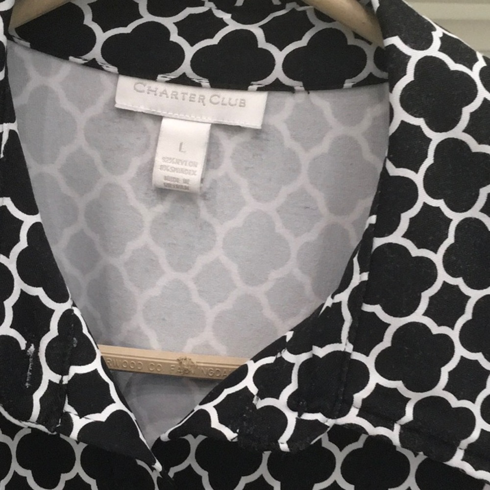 Charter Club Top! Sz L - Picture 2 of 3